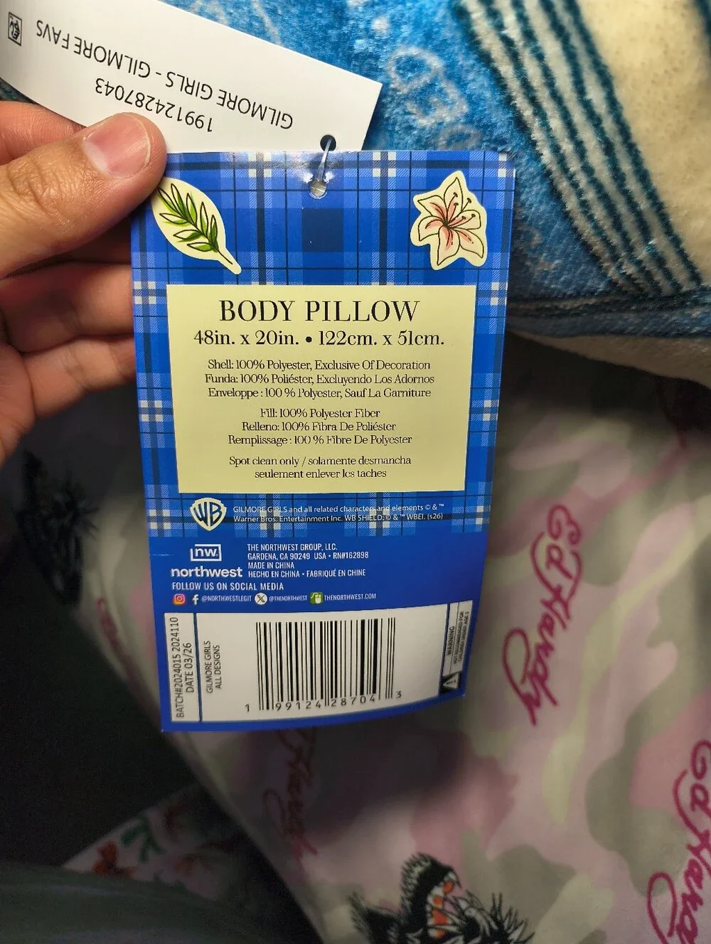 Gilmore Girls Body Pillow NEW